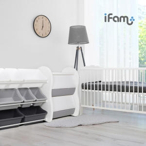 아이팜 엘리정리함 2단빅박스+바스켓정리함_이미지