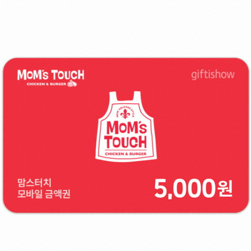 맘스터치 맘스터치 상품권 (금액형) (5천원)