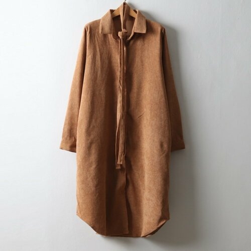 아이우먼 골덴카라옆포켓원피스 HGJ505M310 빅사이즈_이미지