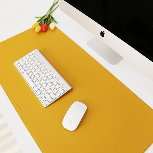 르콤마 프리미엄 논슬립 와이드 가죽 데스크 매트