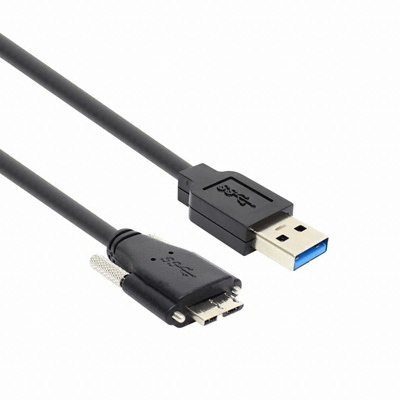 강원전자 NETmate USB3.0 AM-MicroB(Lock) 케이블 CBL-PD302MBS [2m]