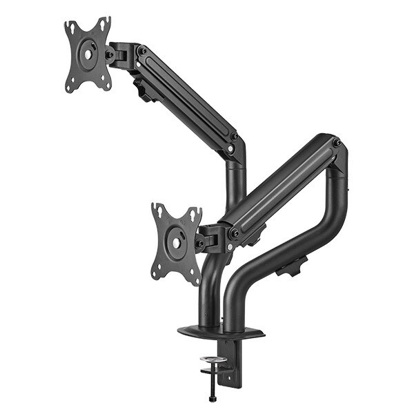 ND-124 메커니컬 스프링 파이프쉐입 듀얼 모니터암