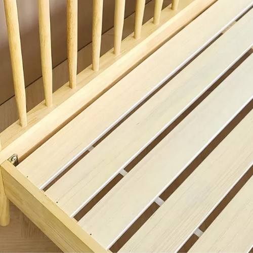 BIF보루네오 공기순환 원목 침대 Q (라텍스본넬)_이미지