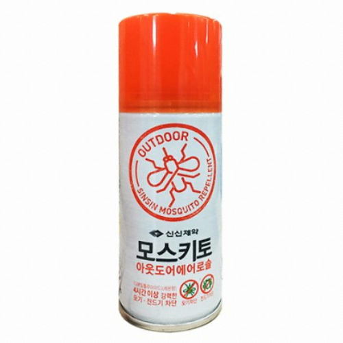 신신제약 모스키토 아웃도어 에어로솔 100ml (5개)