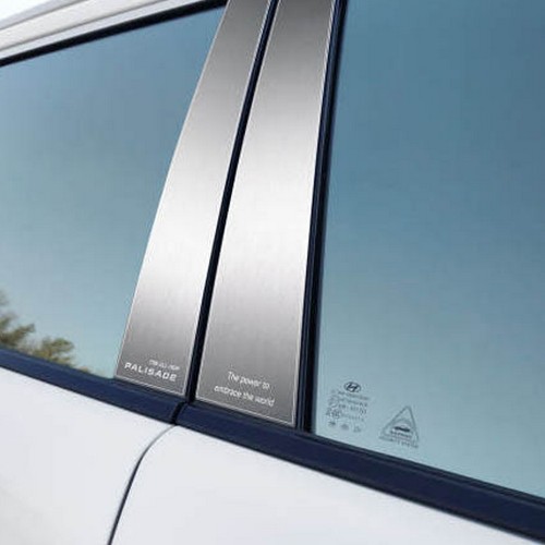 포원 B필러 알루미늄 몰딩 현대 디 올 뉴 팰리세이드LX3 전용