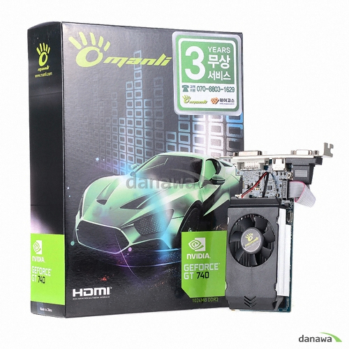 MANLI 지포스 GT740 Mini Cool D3 1GB LP_이미지