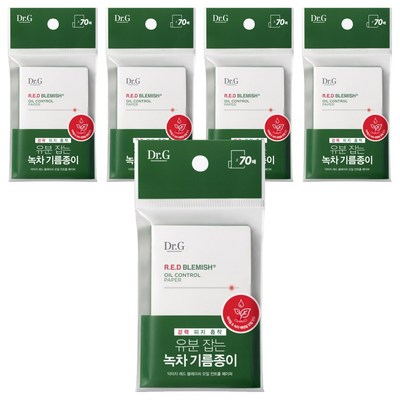 닥터지 레드 블레미쉬 오일 컨트롤 페이퍼 70매 (5개)_이미지