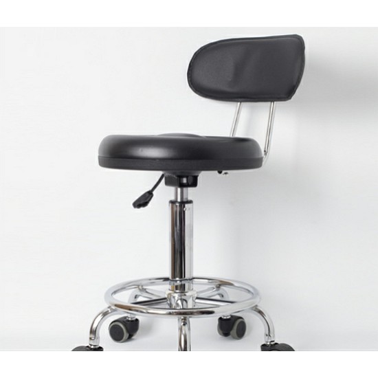 원형 등받이 보조의자