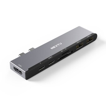 이지넷유비쿼터스 NEXTU NEXT-2275TC2-4K (7포트/썬더볼트3 듀얼 <b>Type</b> <b>C</b>)