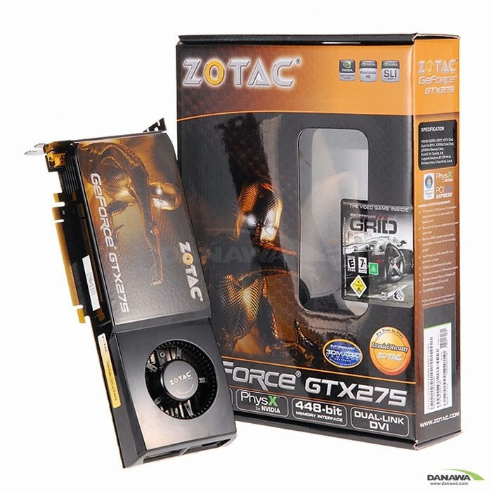 ZOTAC 지포스 GTX275 896MB_이미지