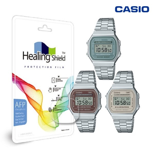 힐링쉴드 카시오 A168WA-3AY 기스방지 유리보호필름