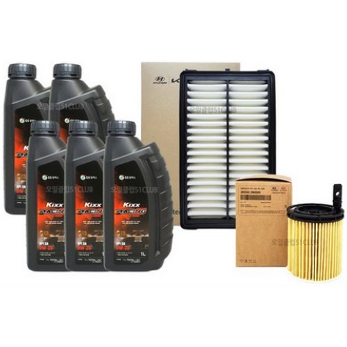 레이싱 0W30 5L + 순정필터 기아 K5 DL3 가솔린 터보