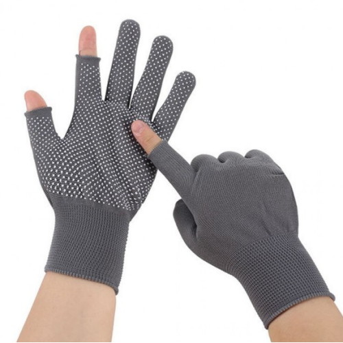 미끄럼방지 작업용 2구 터치 반장갑 (12켤레)_이미지