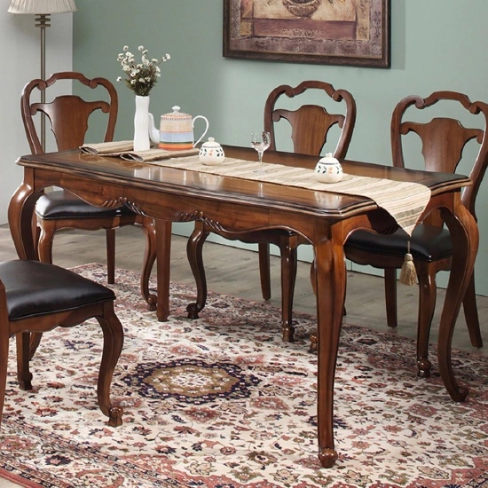 퍼니럭스 델라 엔틱 원목 식탁 1450