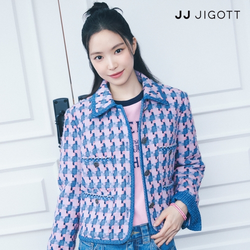 바바패션 JJ지고트 롤업 배색 멀티 텍스쳐 재킷 GN9A0JKJ9_이미지