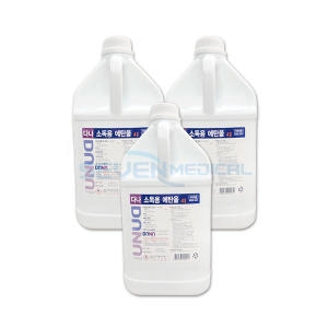 다나 에탄올4L알콜83% 공간소독 무료전달 소독제3개 보건소 학교 소독제