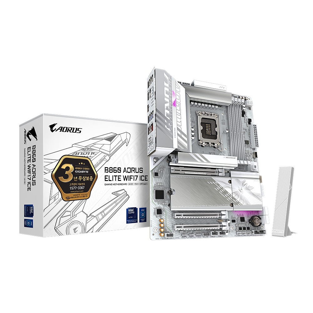 GIGABYTE B860 AORUS ELITE WIFI7 ICE ���̾���