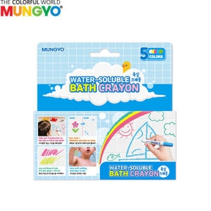 문교 욕실크레용 5색 세트