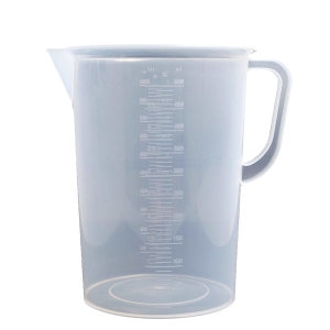 오피스안 손잡이 PVC 비커 300ml∼10000ml/과학/비이커/플라스틱/실험/실습/천연비누/화장품/원료/계량_이미지
