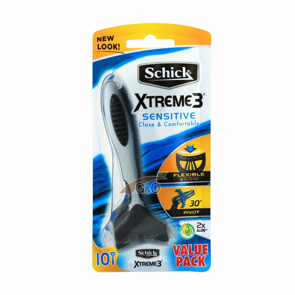 쉬크 익스트림3 일회용 면도기 (10개)