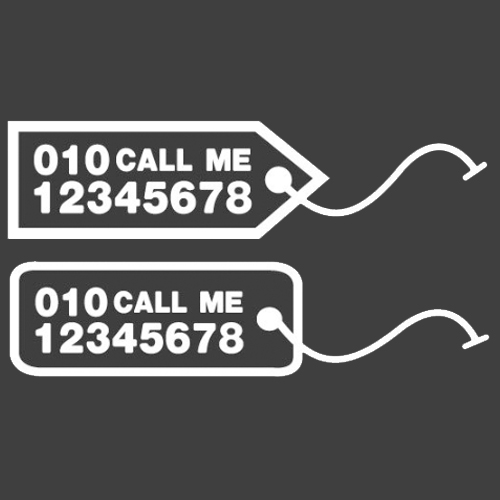 티커벨 주차알림판 데칼 스티커 TKPH-09