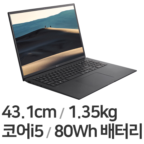 LG전자 2021 그램17 17ZD90P-GX5SK (SSD 256GB)_이미지