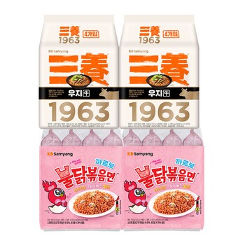 <b>삼양</b>식품 <b>삼양</b> 우지 <b>1963</b> 8개 + 까르보불닭볶음면 8개