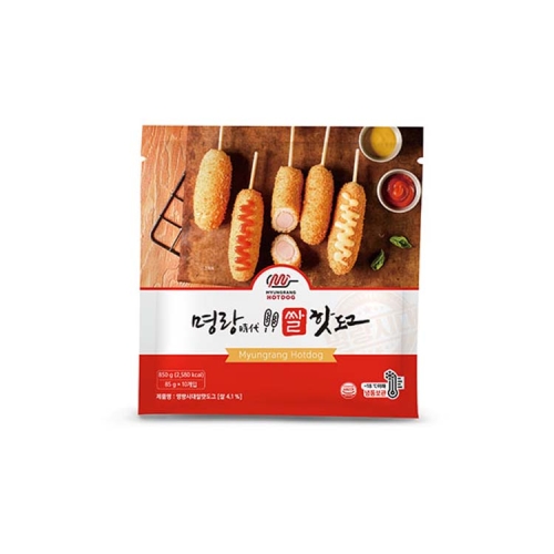 명랑핫도그 쌀 핫도그 850g (2개)