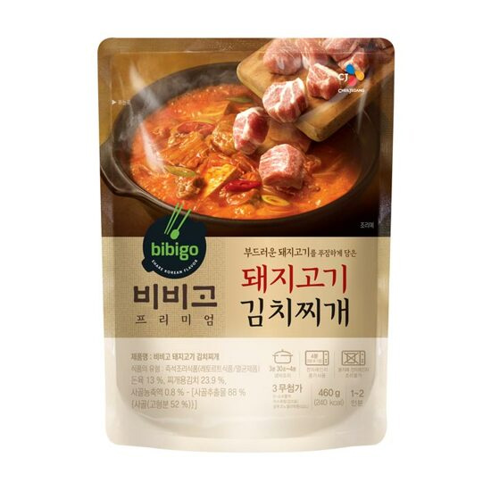 CJ제일제당 비비고 돼지고기 김치찌개 460g (16개)_이미지