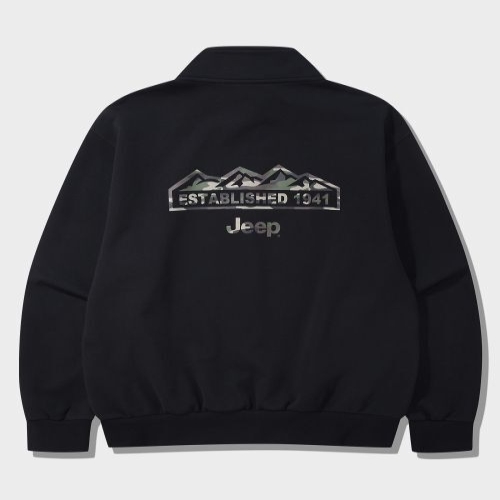 JEEP 여성 반집업 맨투맨 JR5TSU838CB_이미지