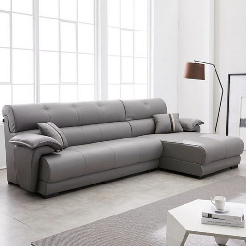 노하우 에떼르노 카우치 통가죽 소파 4인용