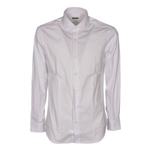 바르바 발바 스프레드 칼라 긴소매 셔츠 I1U13P01PZ2700U Whi