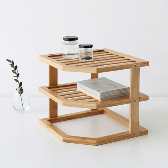 마켓비  JAWAL 대나무 다용도 선반 3단