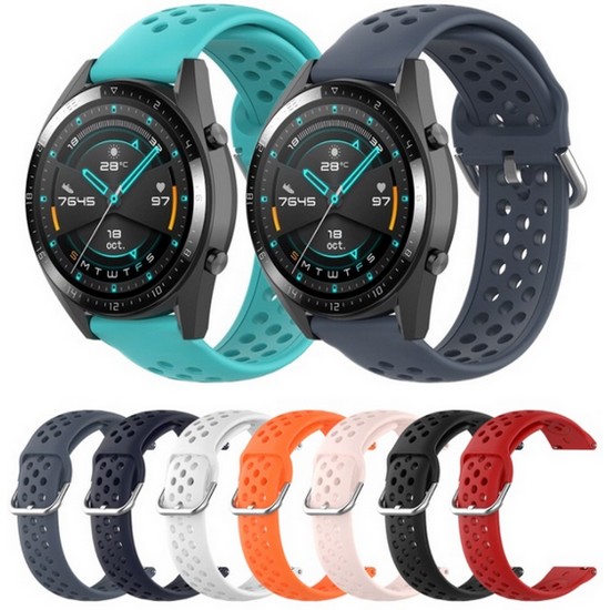 애플워치 펀칭 메탈버클 실리콘 스트랩