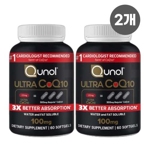 퀴놀 울트라 CoQ10 100mg 60정 (2개)