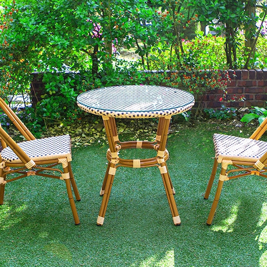 위드퍼니처 나탈리 원형 야외 테이블 700 (의자별도)_이미지