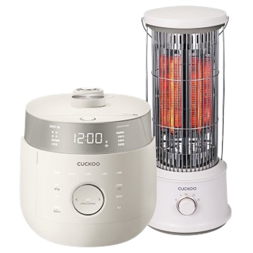 쿠쿠전자 트윈프레셔 마스터셰프 CRP-LHTR0610FGIM + 카본히터 CHT-AEC1000SNWG