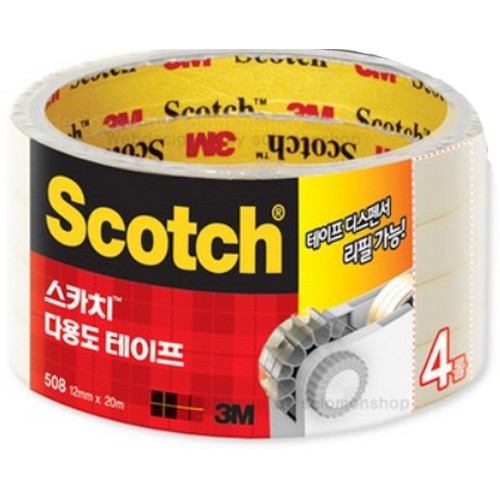3인치 코어 스카치 테이프 리필 508 12mm x 20m