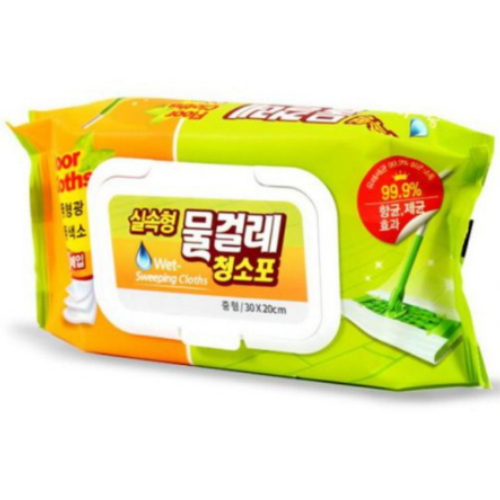 장원 실속형 물걸레청소포 중형 30매 [4개]