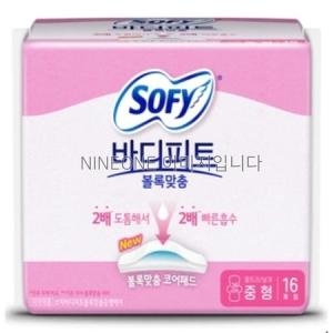 LG유니참 쏘피 바디피트 블록맞춤 중형 16개x6팩