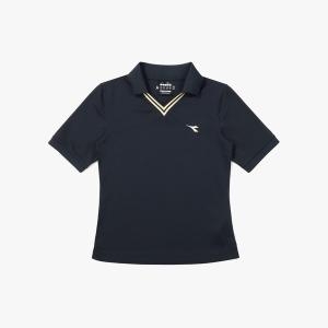 디아도라 코모도 PK 반팔 티셔츠 우먼 NAVY D4222TTS42NVD 529414_이미지