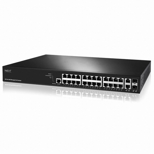이지넷유비쿼터스 넥스트 NEXT-POE4028L2S-TP PoE 스위치허브_이미지