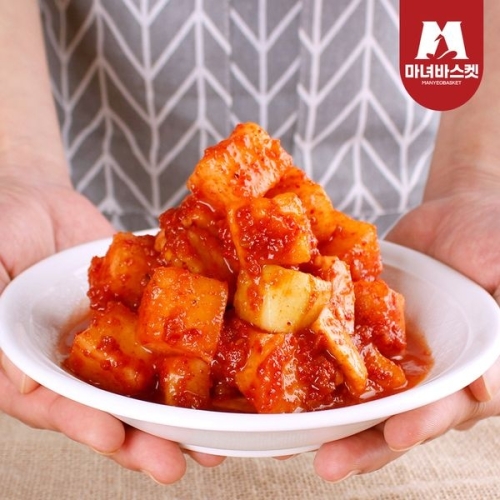 마녀바스켓 용김치 아삭하고 깔끔한 깍두기 10kg_이미지