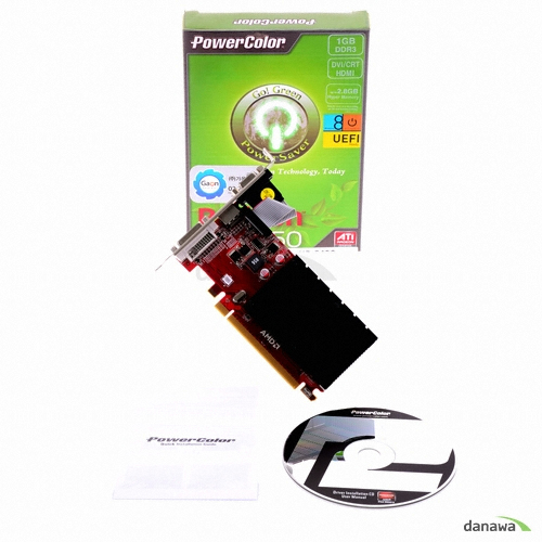 PowerColor 라데온 HD 5450 D3 1GB LP 무소음 가온디앤아이_이미지