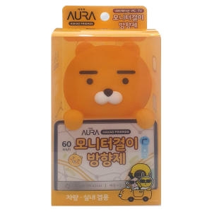 아우라 카카오프렌즈 모니터걸이 방향제 라이언 (1개)_이미지