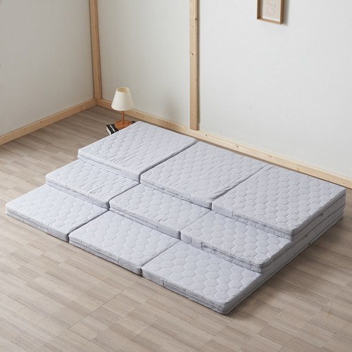 에보니아 도스 폴리 3단 접이식 토퍼 매트리스 SS (5cm)