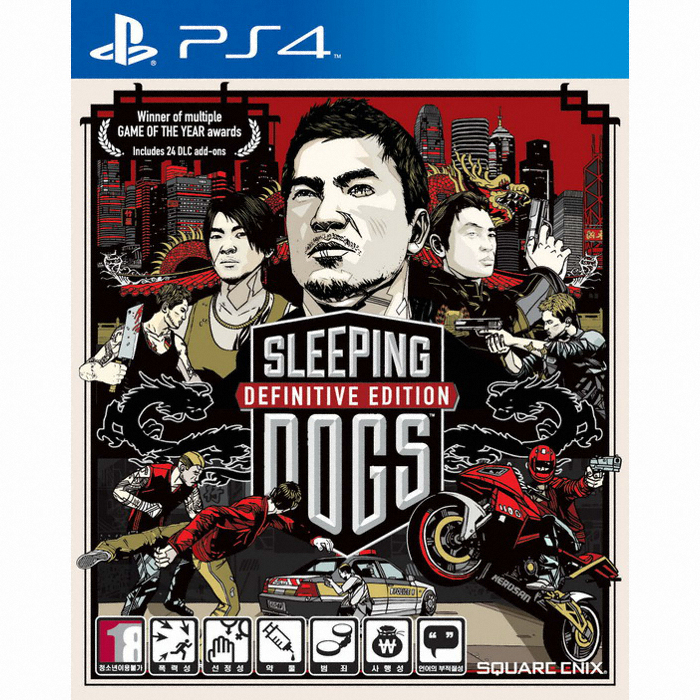 스퀘어에닉스 슬리핑 독스 DEFINITIVE EDITION PS4 (중고,영문판)