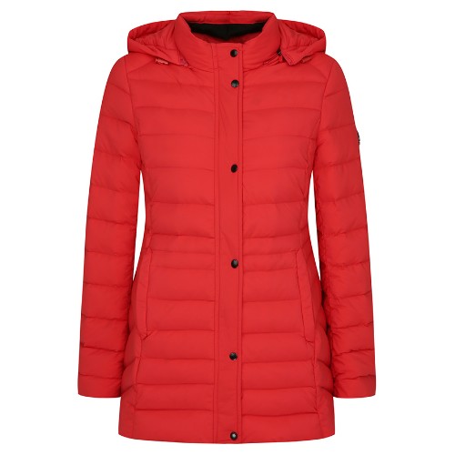 크로커다일레이디 여성 후드 탈부착 경량 다운점퍼_CL9WDW902