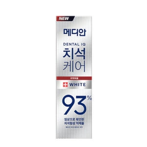 메디안 덴탈IQ 치석케어(93%) 화이트 치약 120g (10개)_이미지