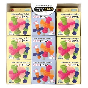 일정문구 레이지스타 연필캡 스피너 1세트 (18개)_이미지